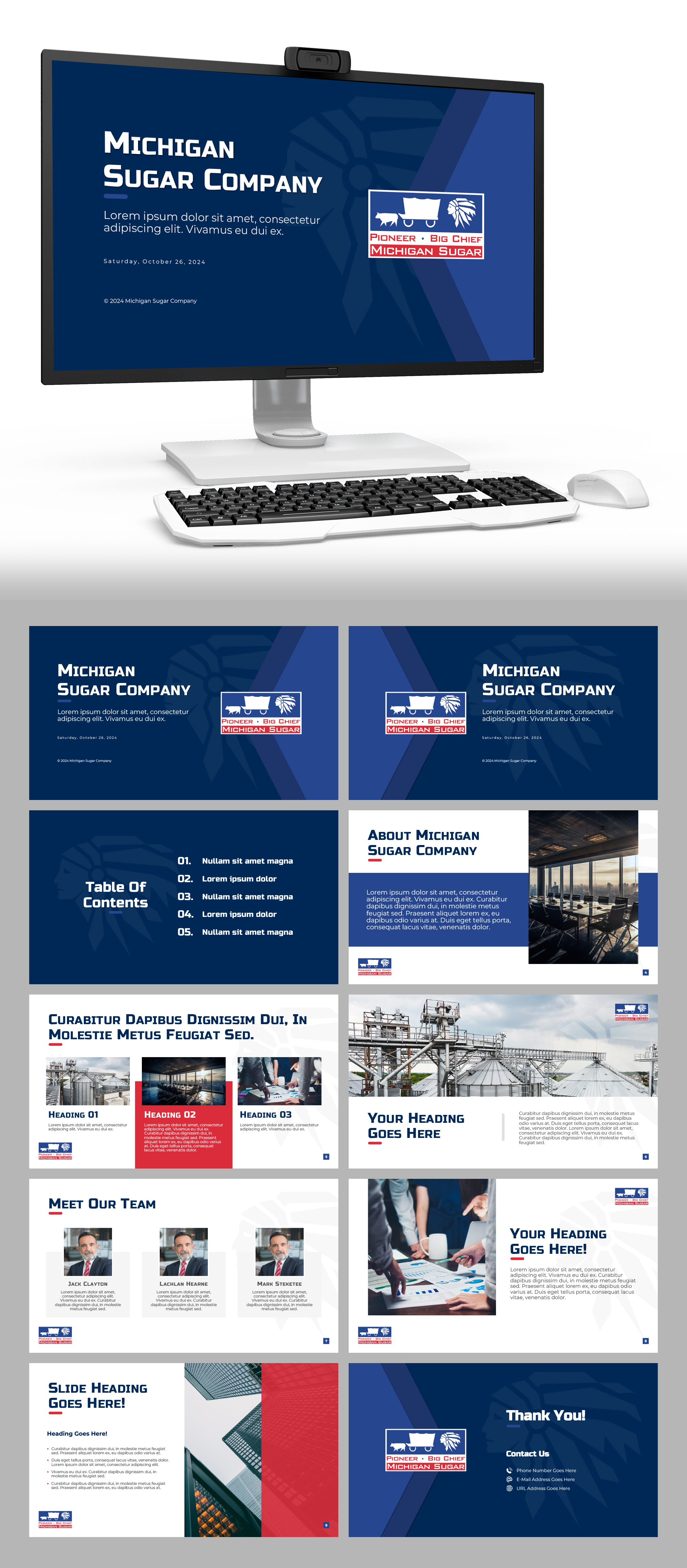 PowerPoint Design by n2presents for Michigan Sugar Company | Design #34019225