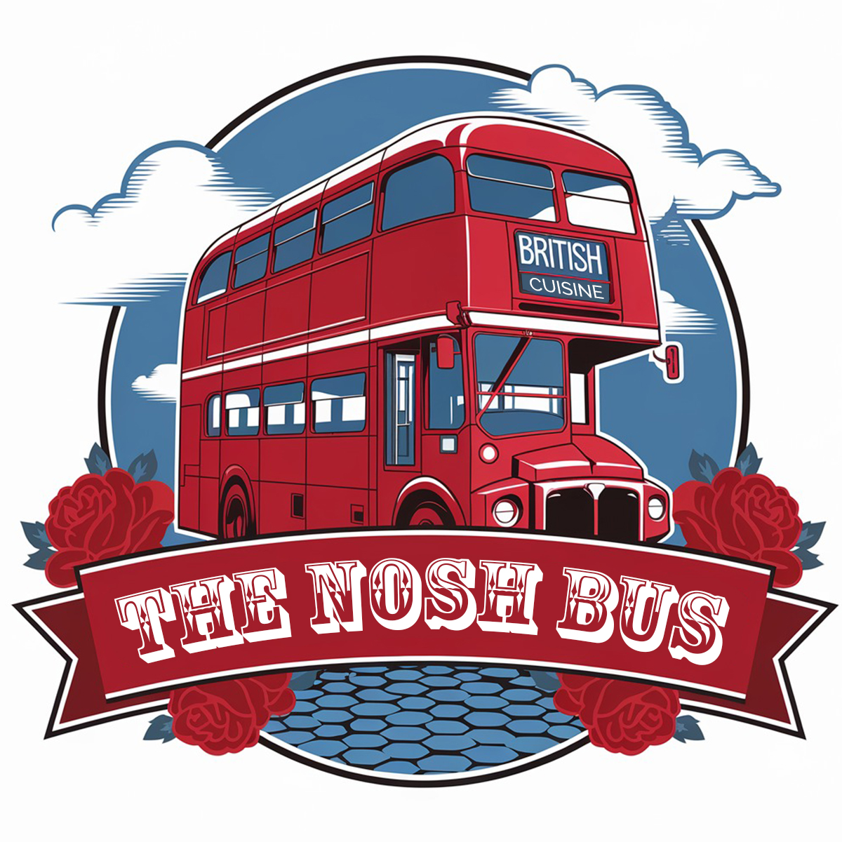 Logo Design by mustico for The Nosh Bus | Design #34085461