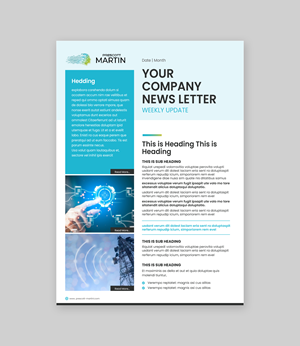 Newsletter Design by mscreations.lk for this project | Design: #34008686