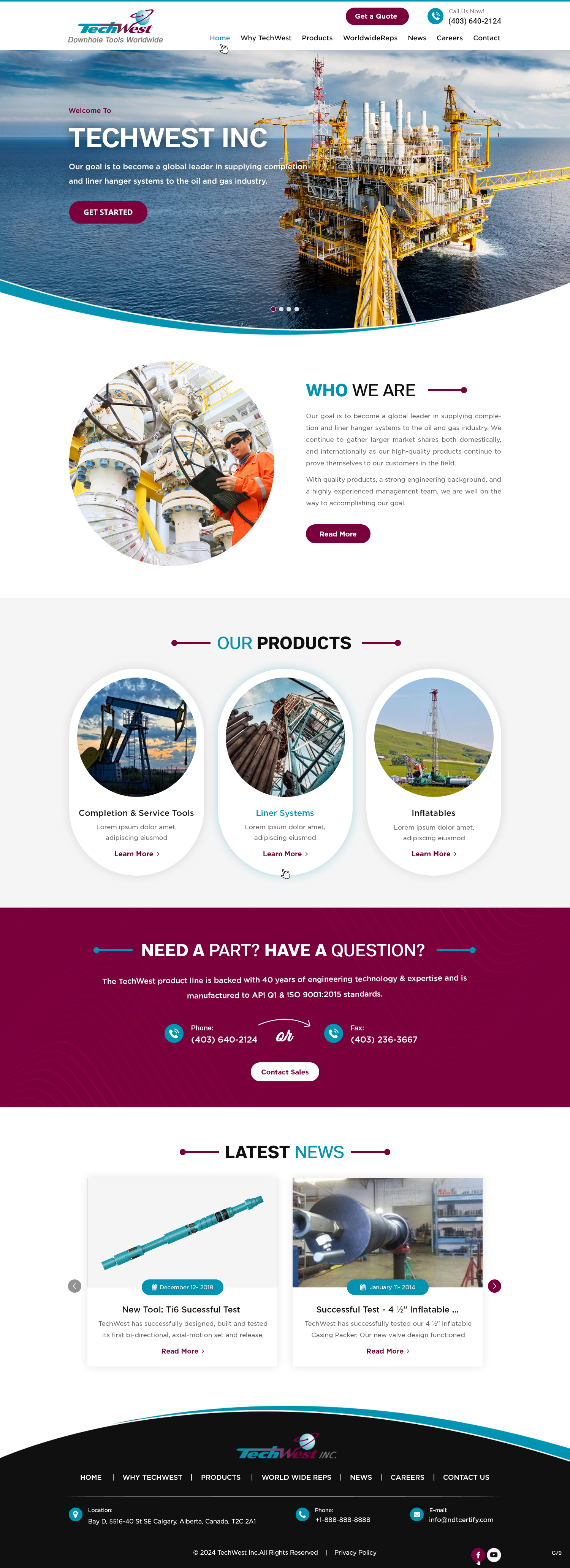 Web Design by pb for Syncom Consulting Inc. | Design #34018803