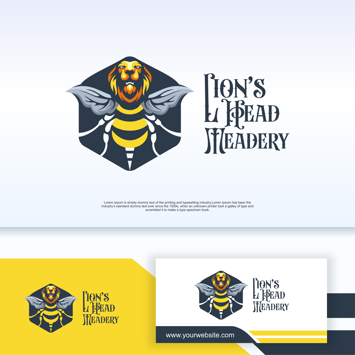 Logo Design by Apache Kretek for Lion's Head Meadery | Design #34014315