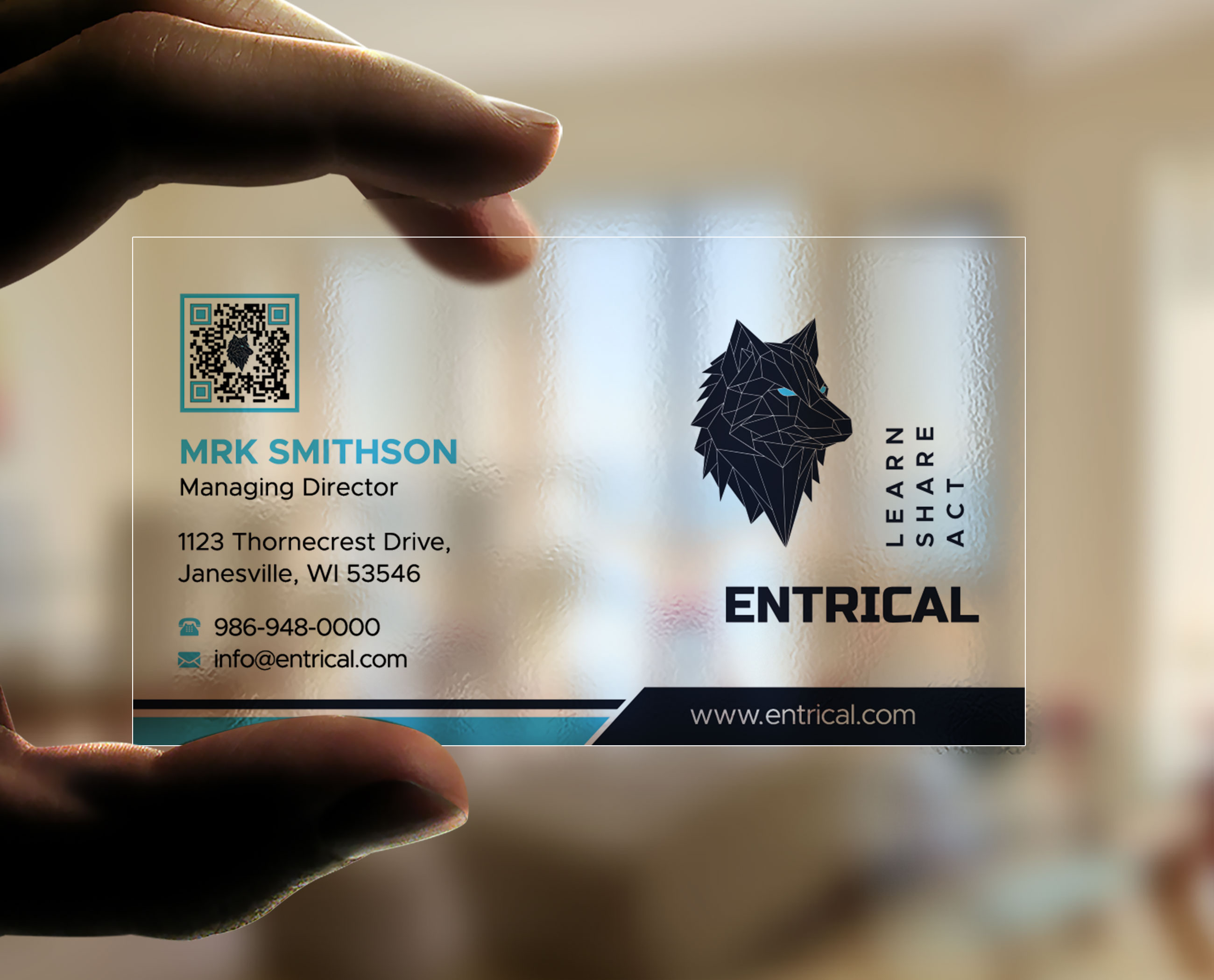 Business Card Design by sadikul islam for Entrical, LLC | Design #34014528