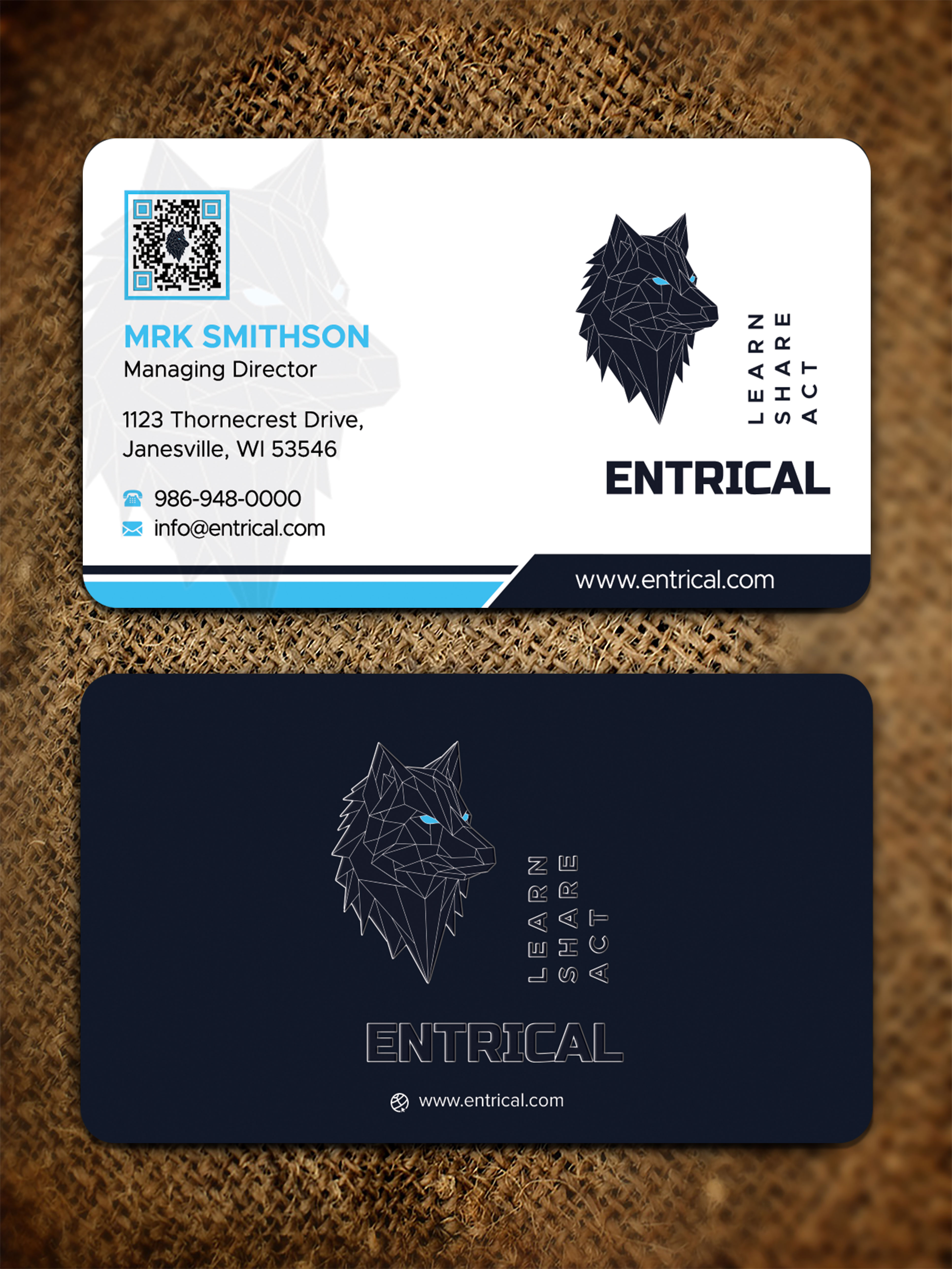 Design de Carte de Visite par sadikul islam pour Entrical, LLC | Design #34014529