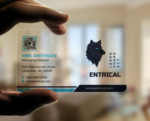 Design de Carte de Visite par sadikul islam pour Entrical, LLC | Design : #34014530