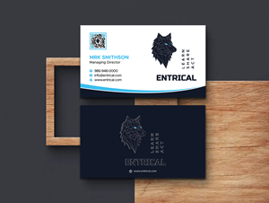 Design de Carte de Visite par sadikul islam pour Entrical, LLC | Design : #34014592