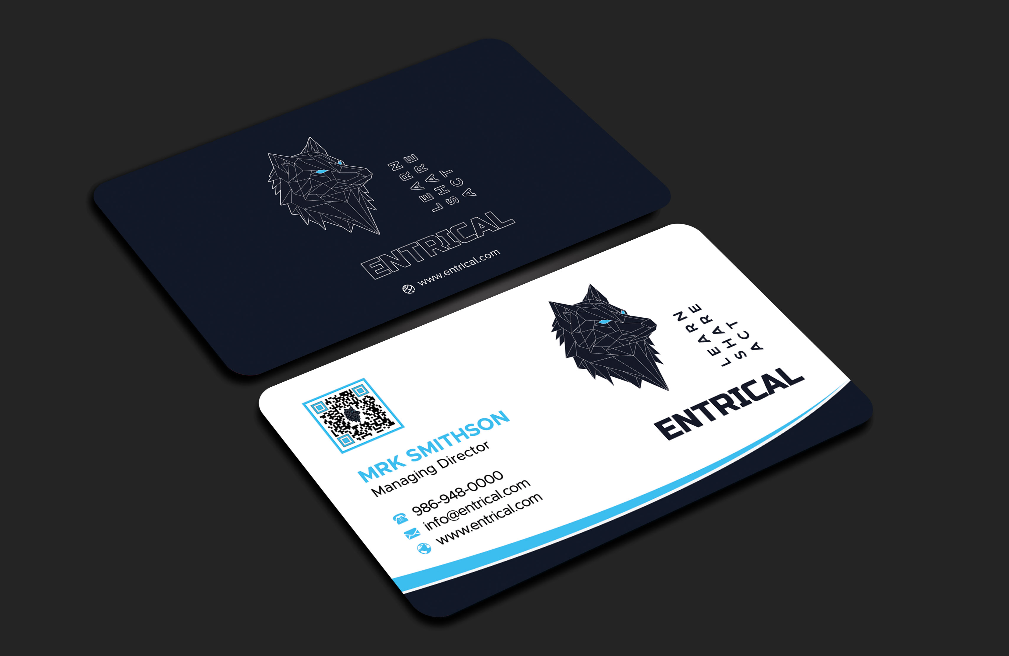 Design de Carte de Visite par sadikul islam pour Entrical, LLC | Design #34014593