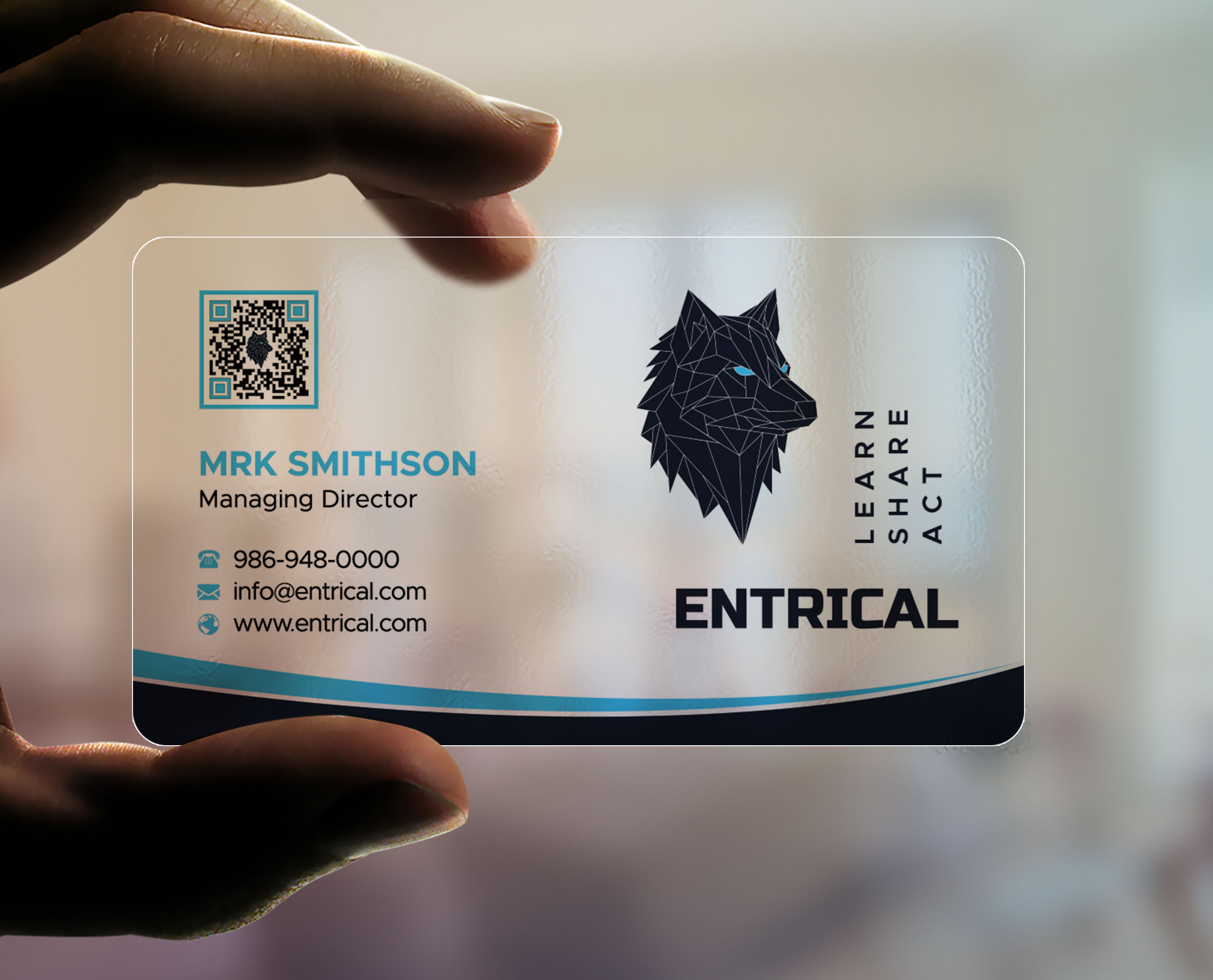 Business Card Design by sadikul islam for Entrical, LLC | Design #34014594