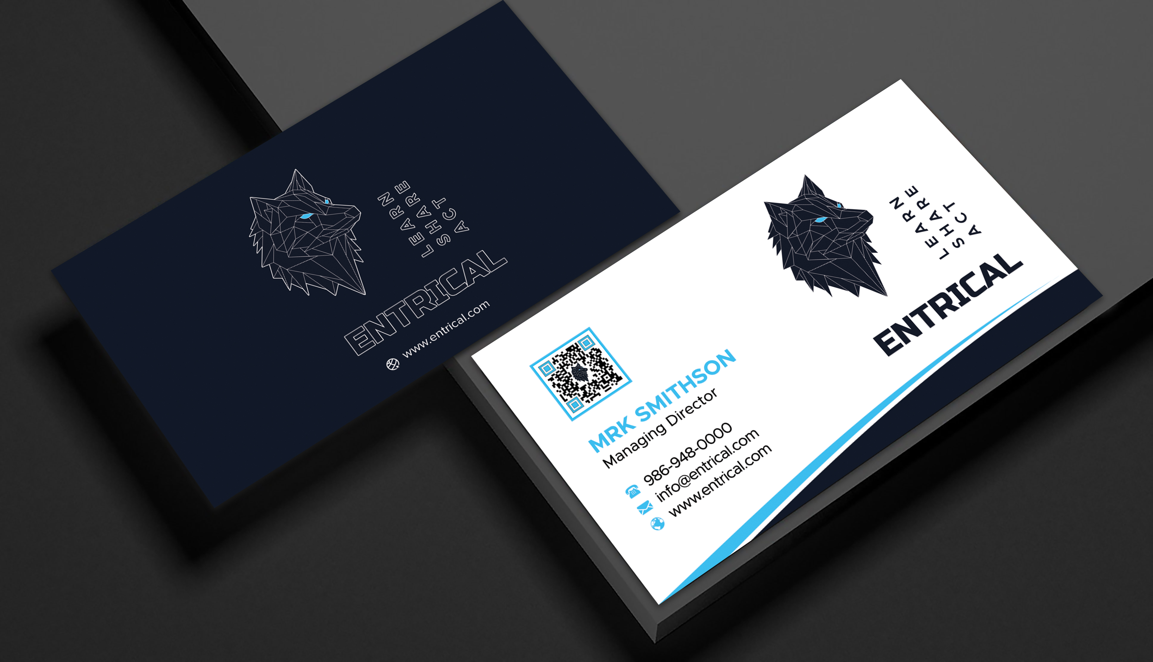 Diseño de Tarjeta de Presentación por sadikul islam para Entrical, LLC | Diseño #34014604