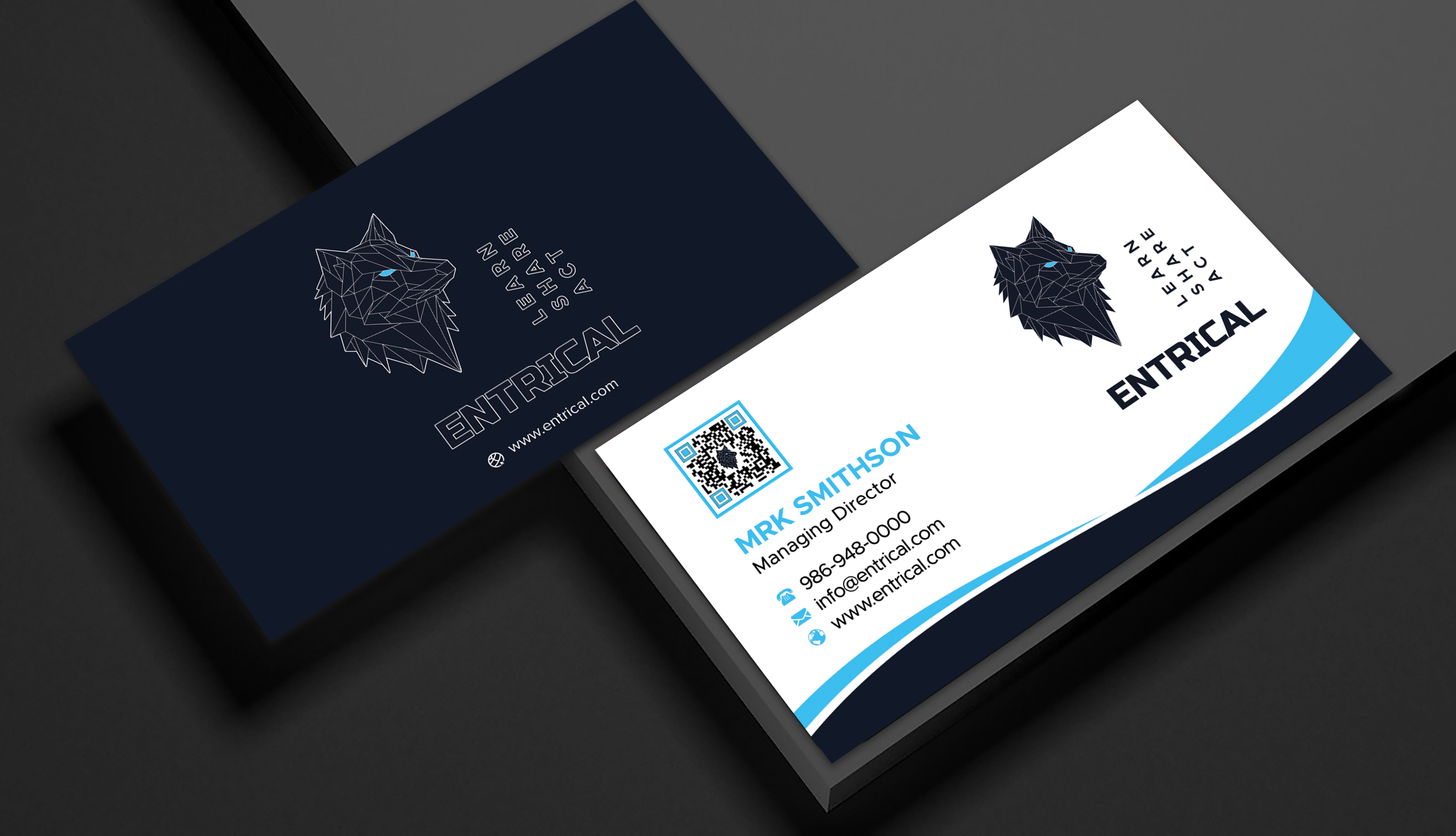 Design de Carte de Visite par sadikul islam pour Entrical, LLC | Design #34014814