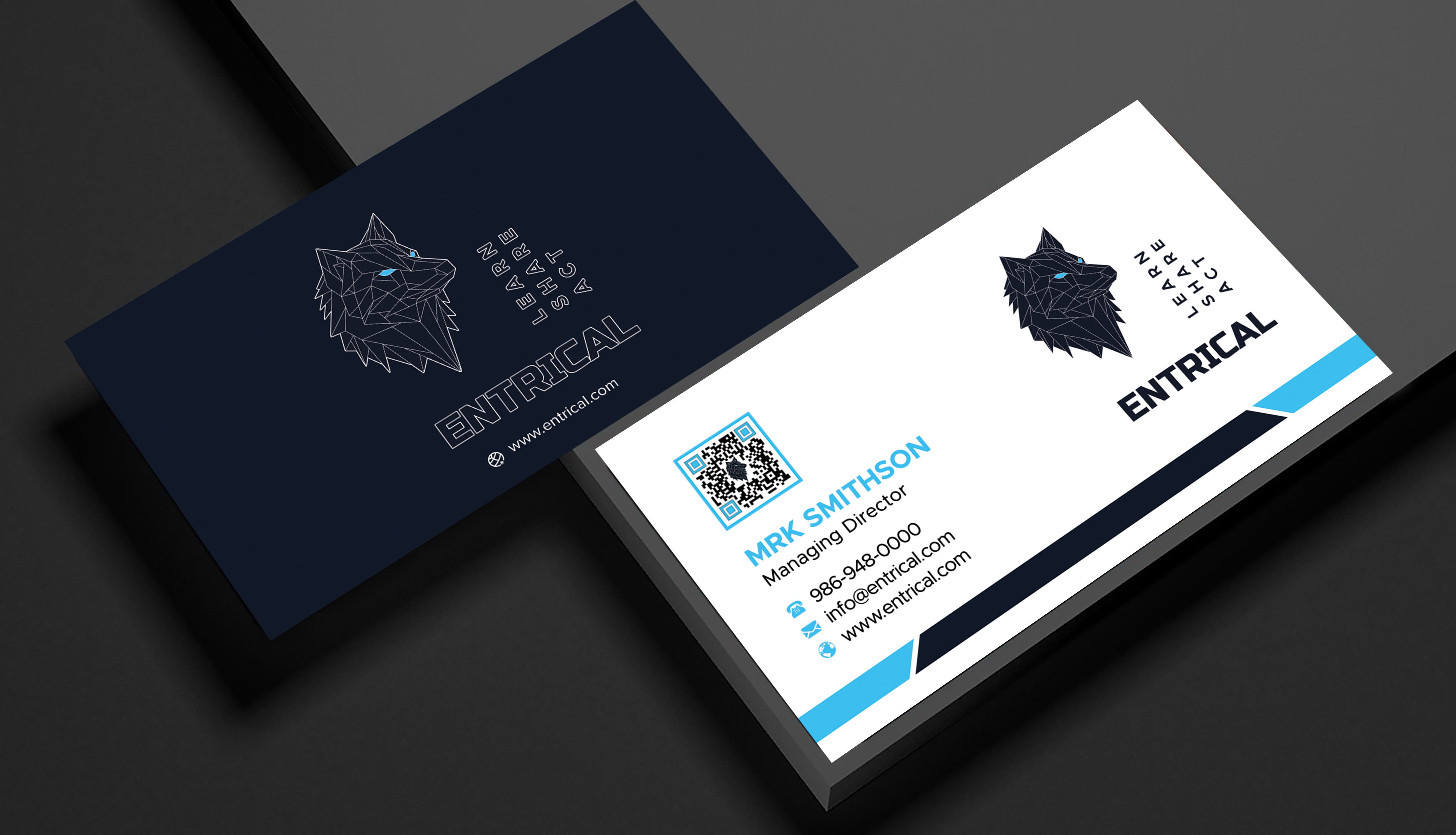 Design de Carte de Visite par sadikul islam pour Entrical, LLC | Design #34014824