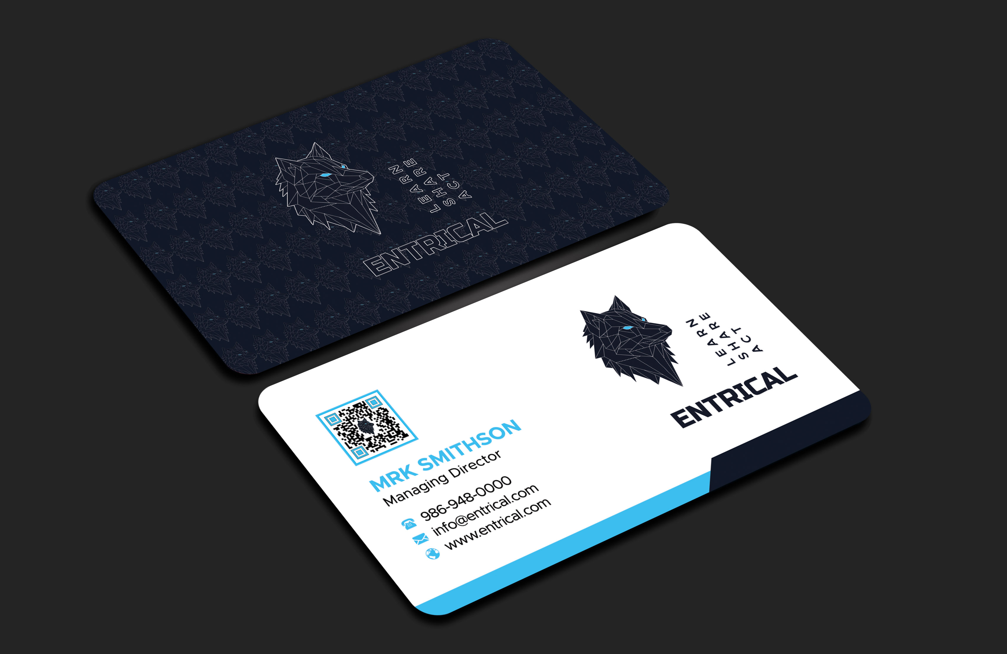 Design de Carte de Visite par sadikul islam pour Entrical, LLC | Design #34014825