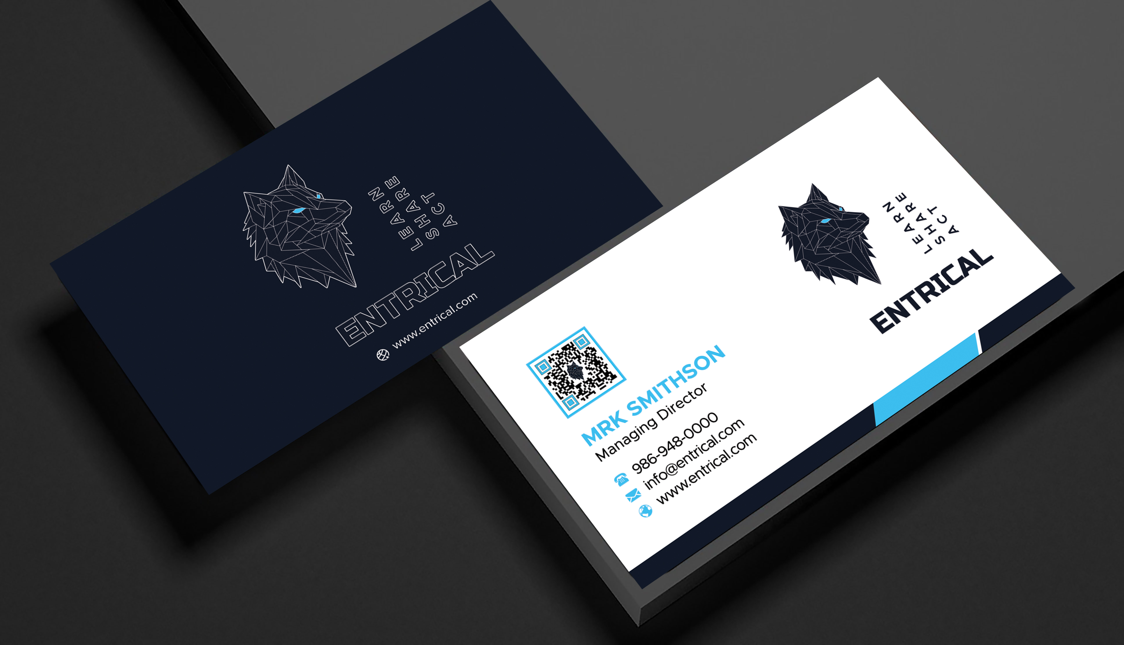 Design de Carte de Visite par sadikul islam pour Entrical, LLC | Design #34014833