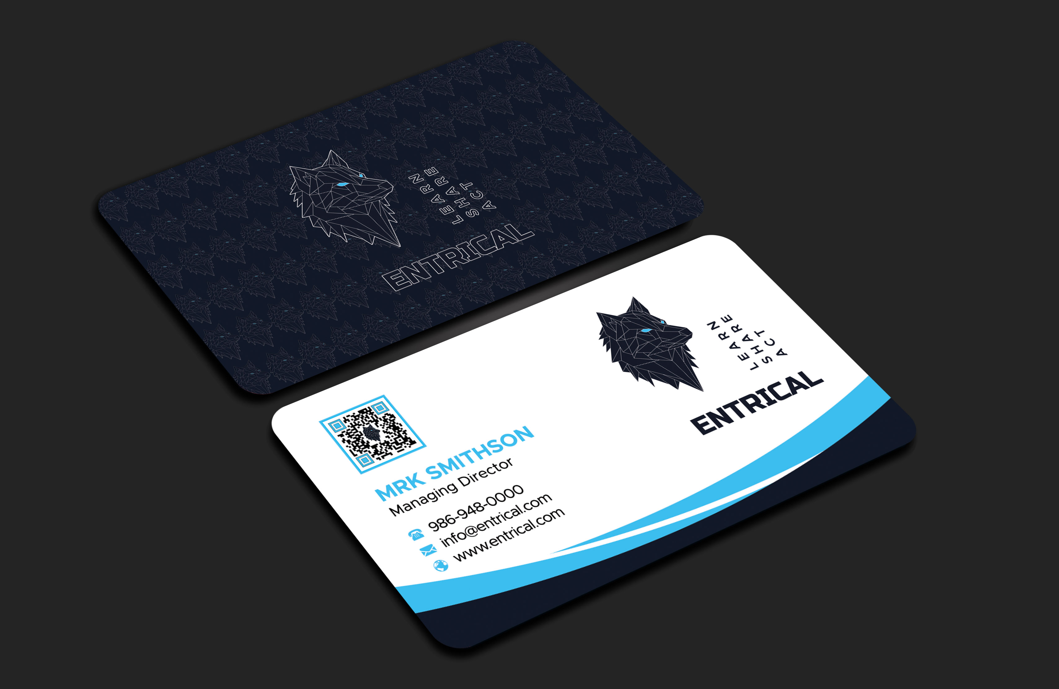 Diseño de Tarjeta de Presentación por sadikul islam para Entrical, LLC | Diseño #34014840