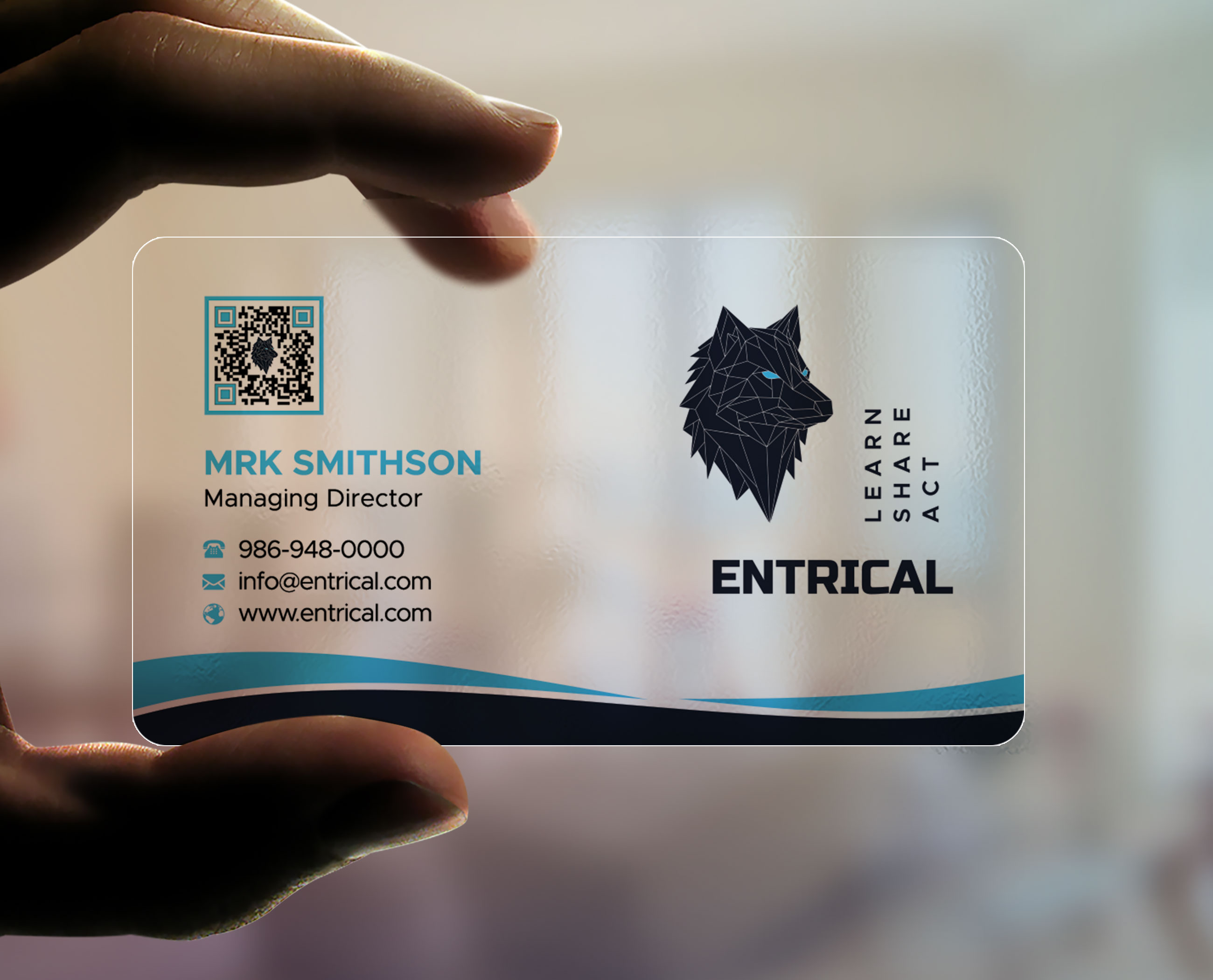 Business Card Design by sadikul islam for Entrical, LLC | Design #34014845