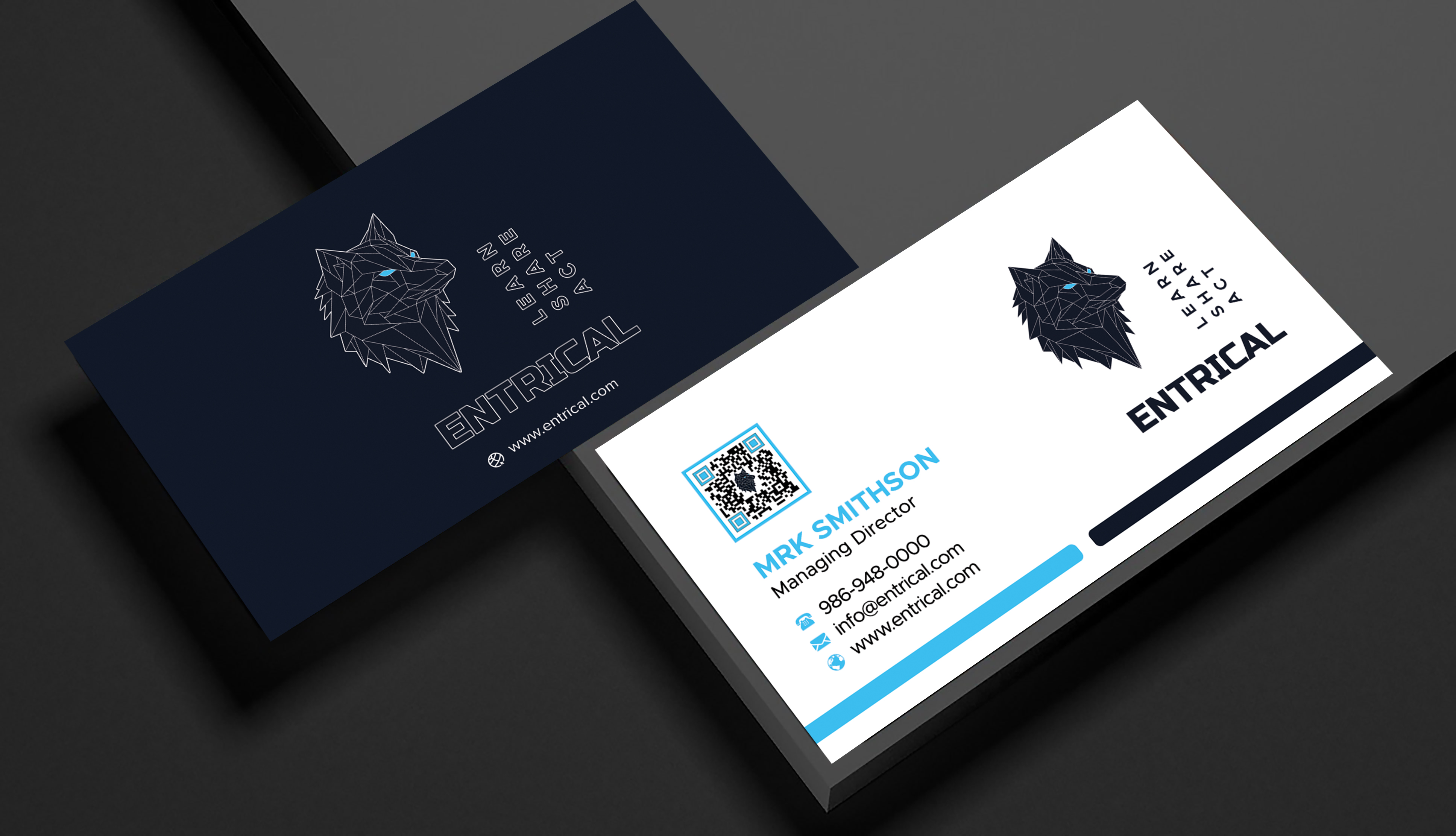 Design de Carte de Visite par sadikul islam pour Entrical, LLC | Design #34014849