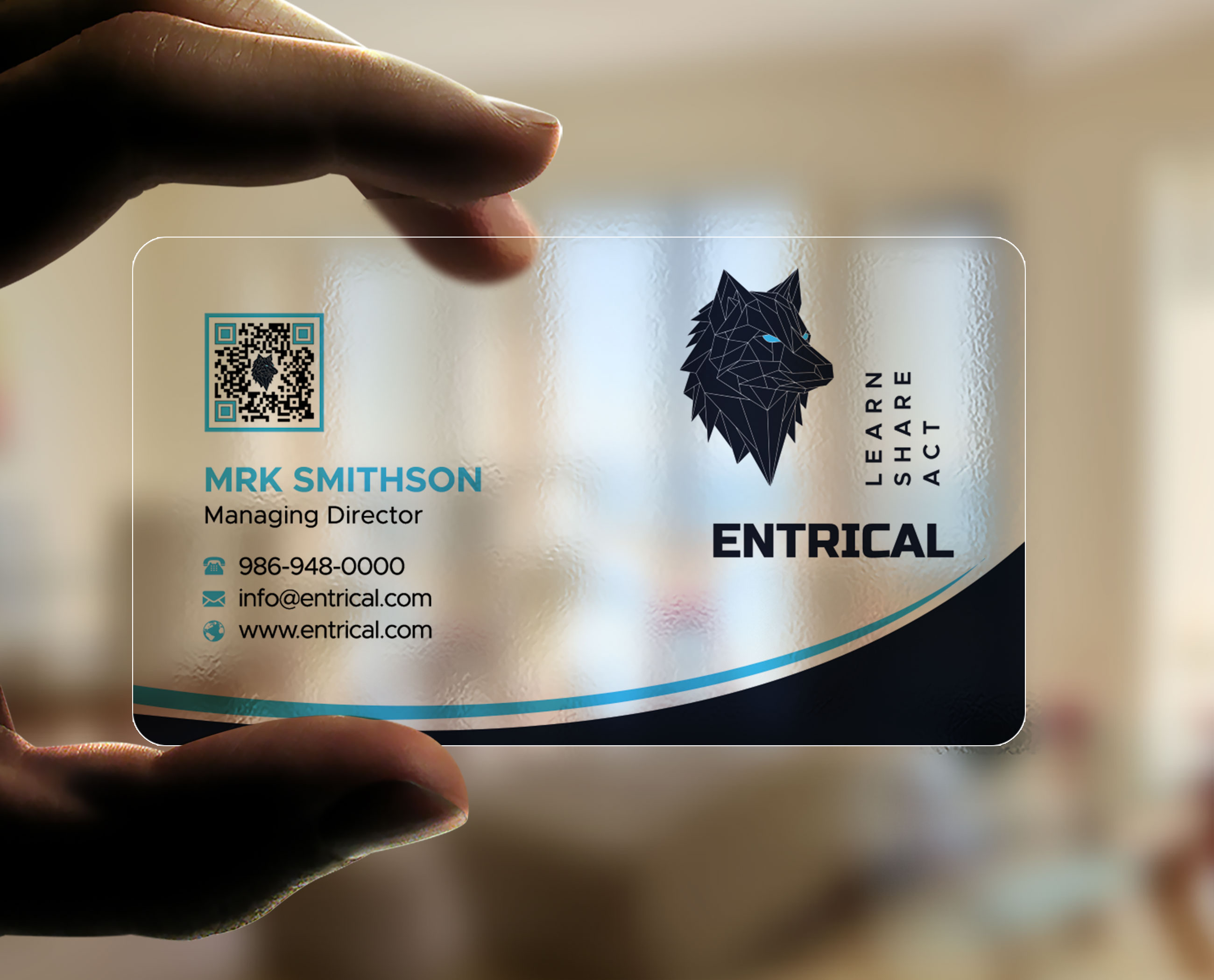 Business Card Design by sadikul islam for Entrical, LLC | Design #34014892