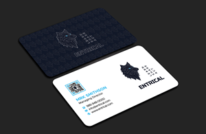 Business Card Design by sadikul islam for Entrical, LLC | Design: #34014907