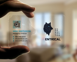 Business Card Design by sadikul islam for Entrical, LLC | Design: #34014918