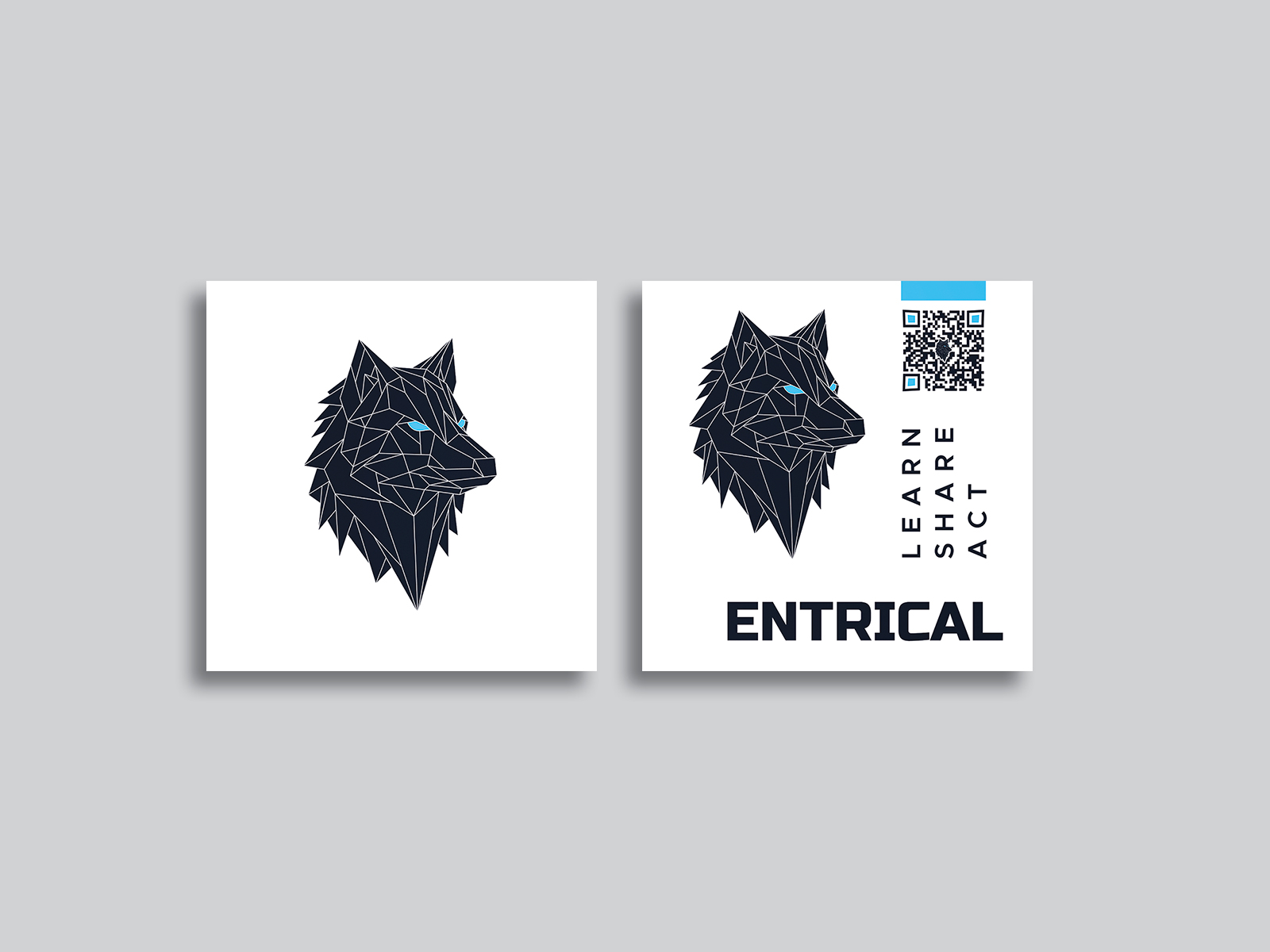 Business Card Design by Creative Moon Design for Entrical, LLC | Design #34009857