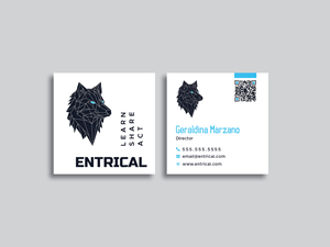 Business Card Design by Creative Moon Design for Entrical, LLC | Design: #34009927
