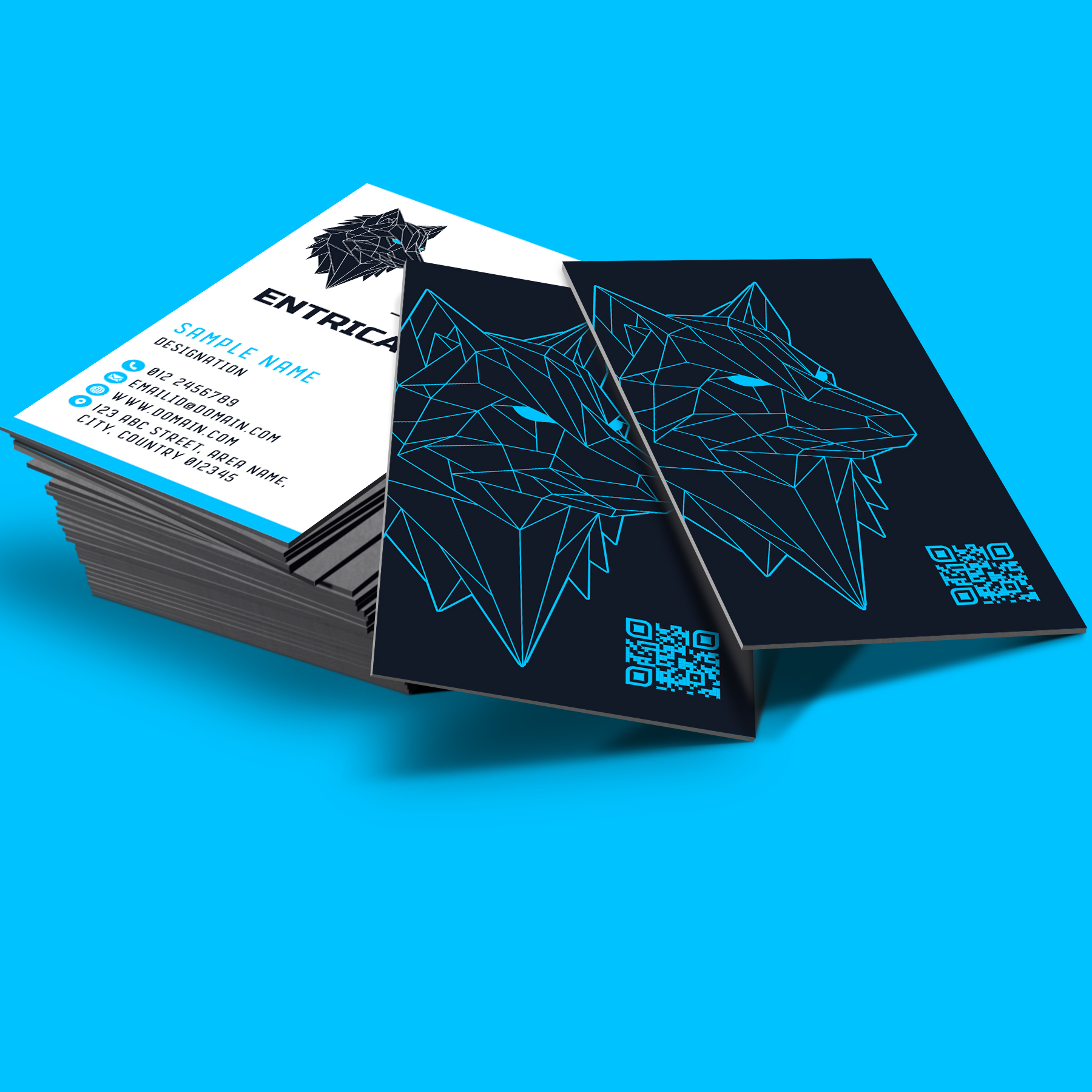 Business Card Design by the3kings for Entrical, LLC | Design #34015587