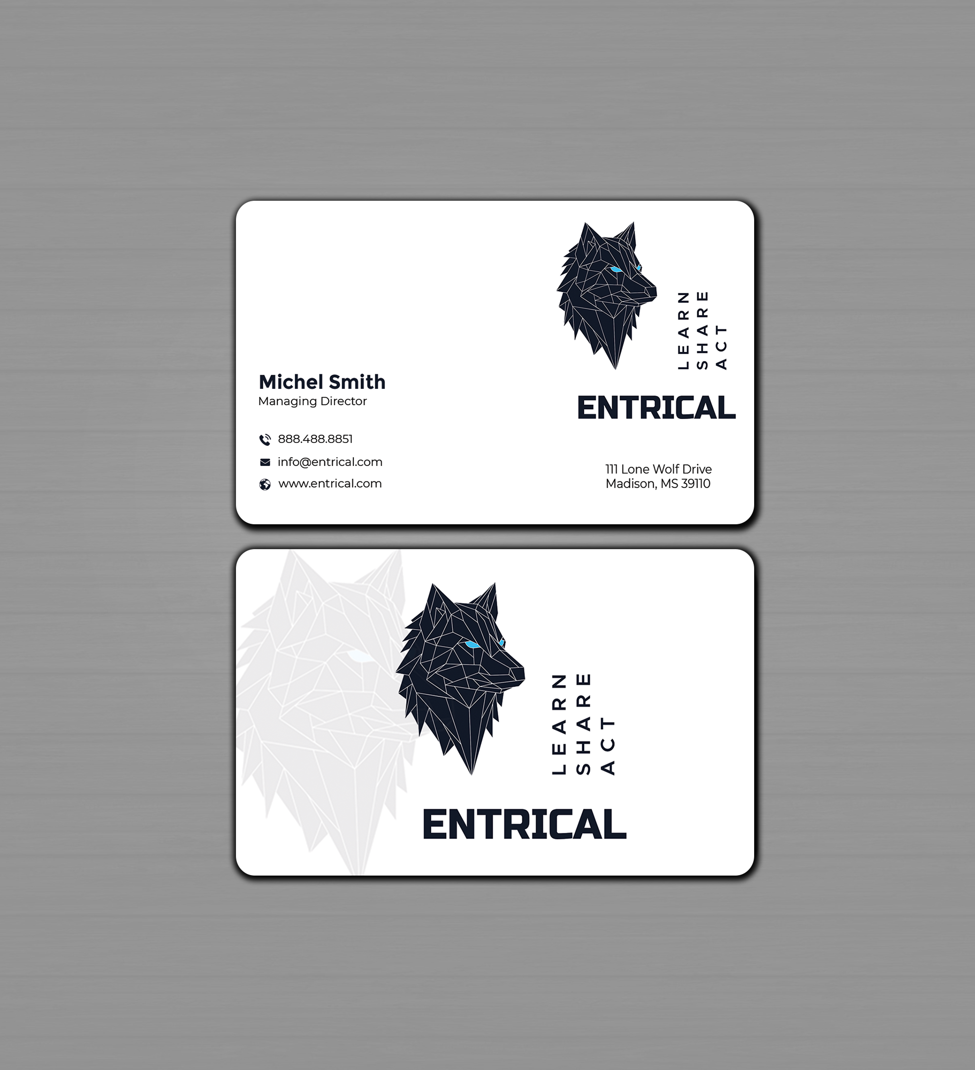 Business Card Design by Graphixpointt for Entrical, LLC | Design #34006893