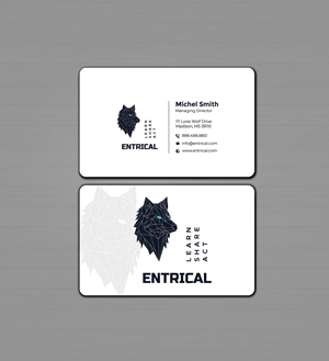 Design de Carte de Visite par Graphixpointt pour Entrical, LLC | Design : #34006910