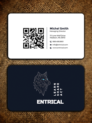 Design de Carte de Visite par Graphixpointt pour Entrical, LLC | Design : #34006944