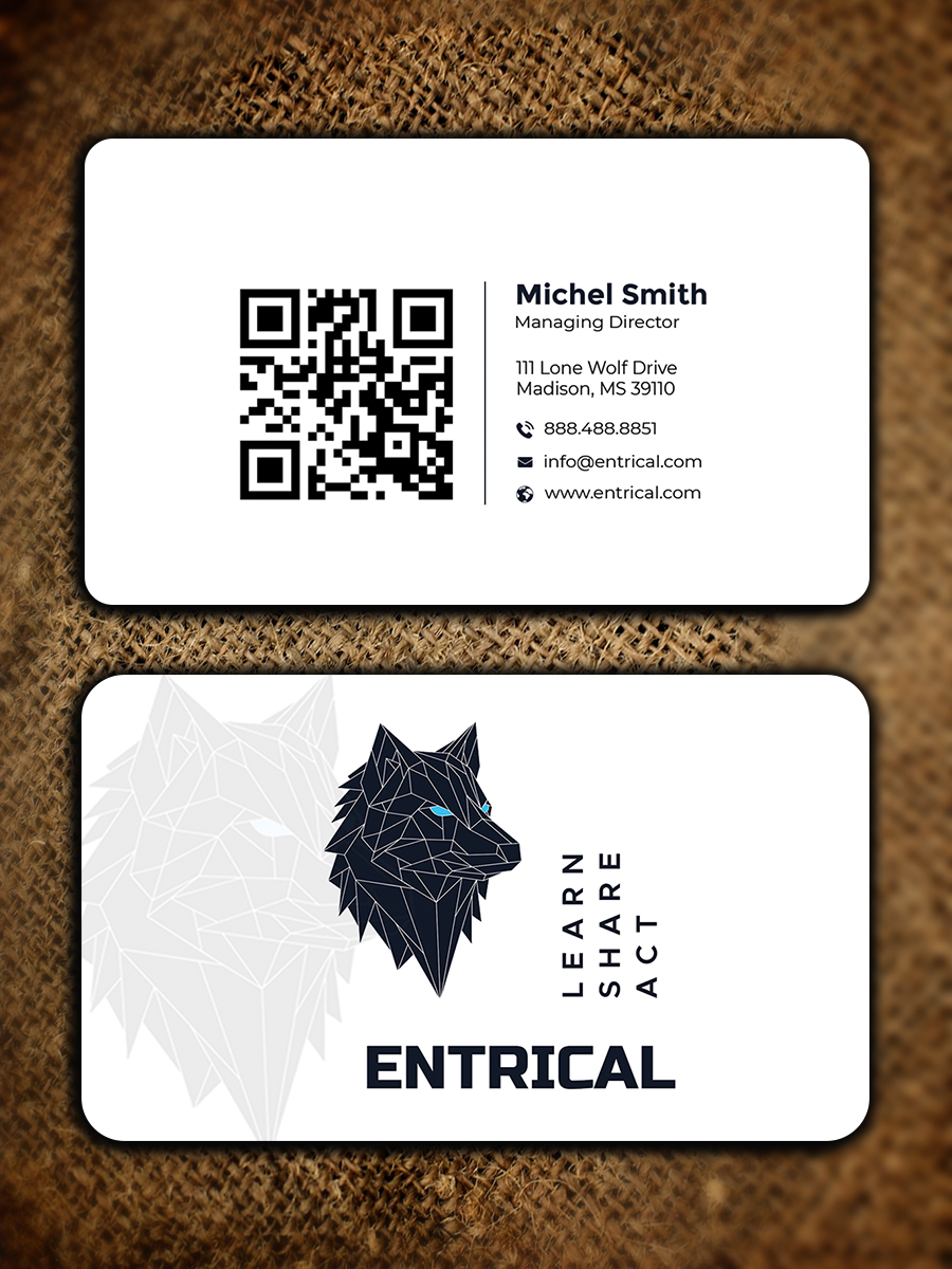 Business Card Design by Graphixpointt for Entrical, LLC | Design #34006945