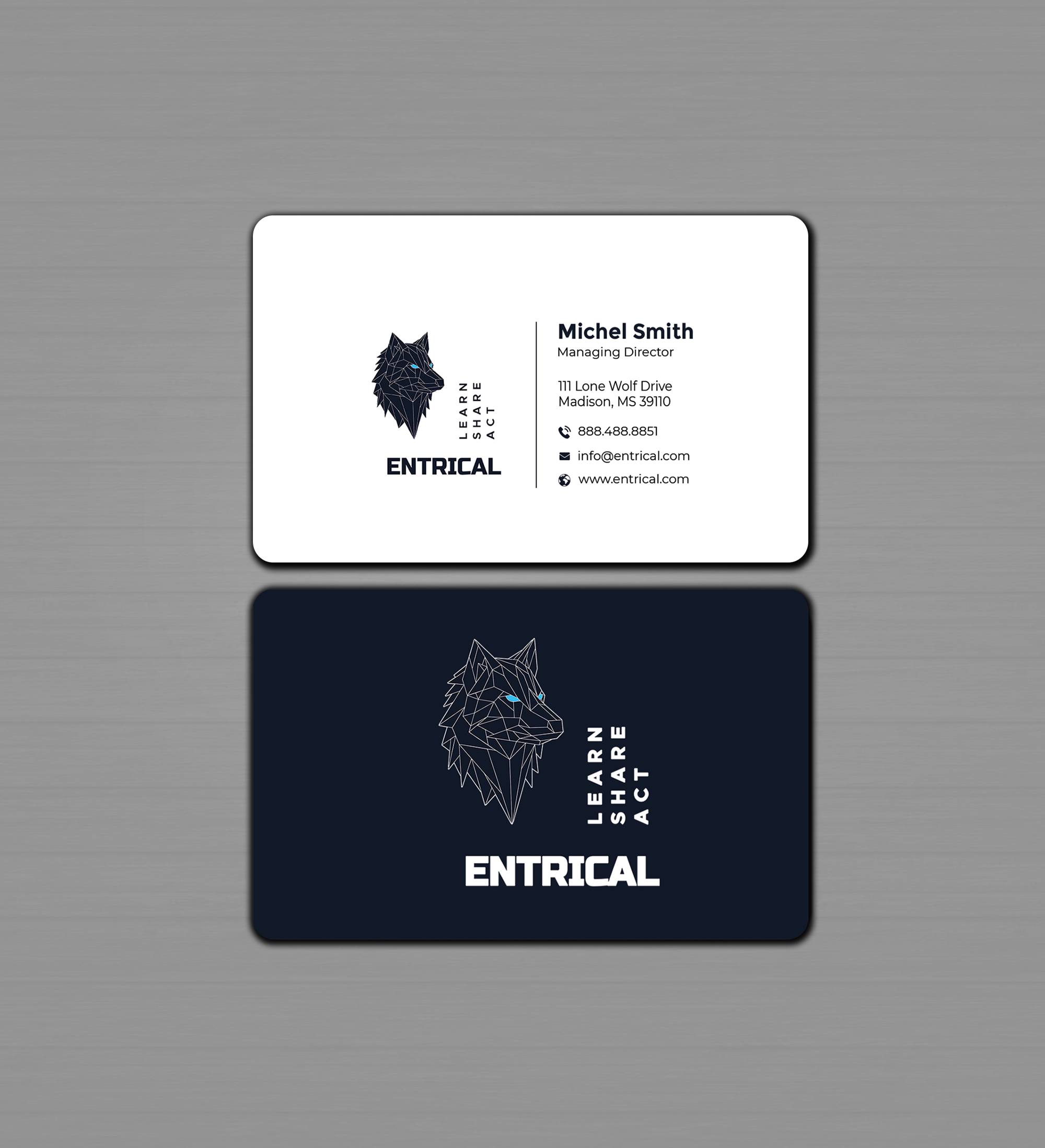 Business Card Design by Graphixpointt for Entrical, LLC | Design #34006946