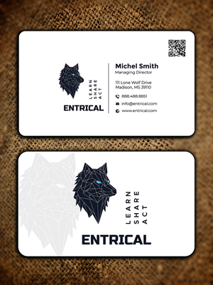 Design de Carte de Visite par Graphixpointt pour Entrical, LLC | Design : #34006979