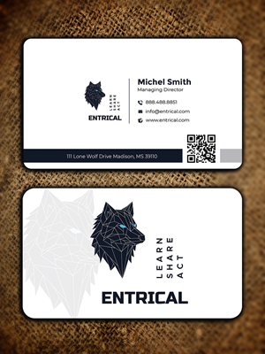 Design de Carte de Visite par Graphixpointt pour Entrical, LLC | Design : #34007059