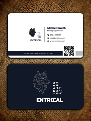Design de Carte de Visite par Graphixpointt pour Entrical, LLC | Design : #34007060