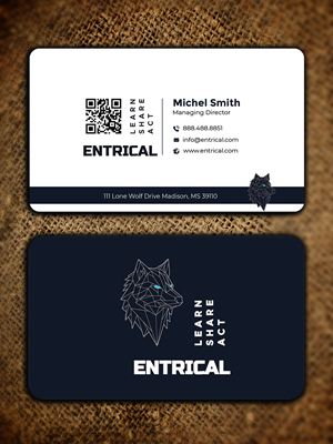 Design de Carte de Visite par Graphixpointt pour Entrical, LLC | Design : #34007093