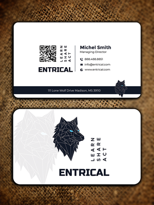 Design de Carte de Visite par Graphixpointt pour Entrical, LLC | Design : #34007094
