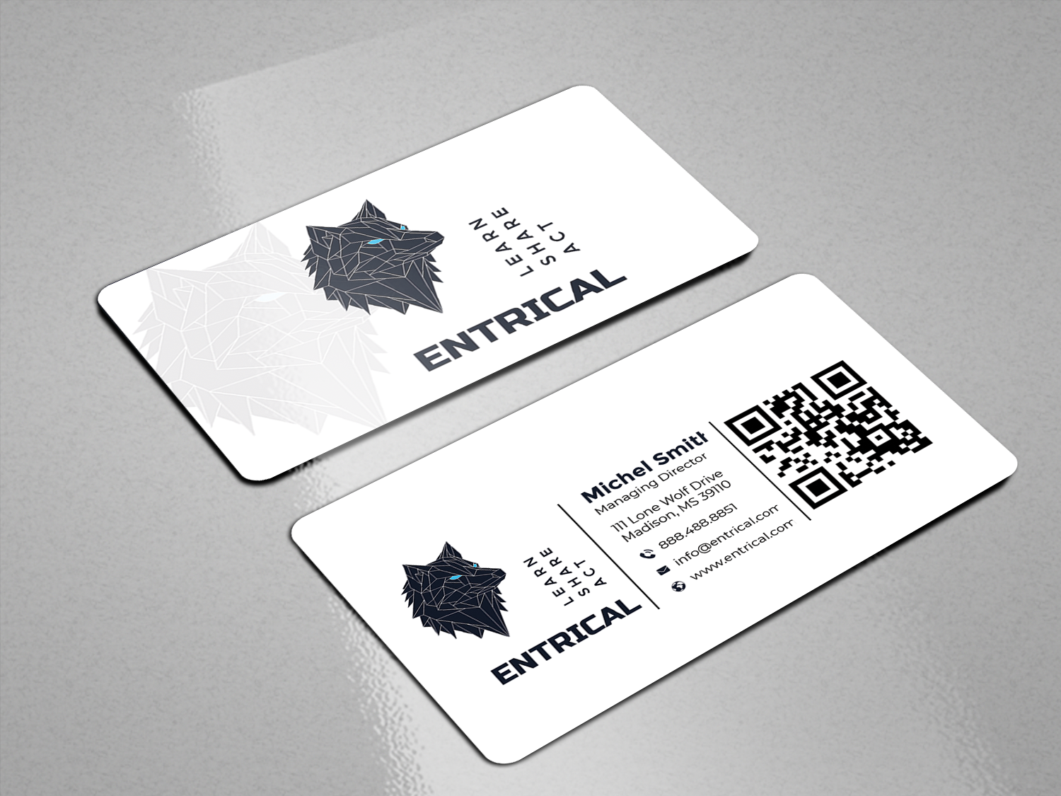 Diseño de Tarjeta de Presentación por Graphixpointt para Entrical, LLC | Diseño #34007283