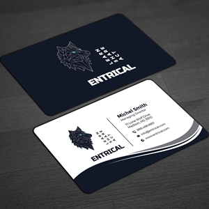 Design de Carte de Visite par Graphixpointt pour Entrical, LLC | Design : #34007331