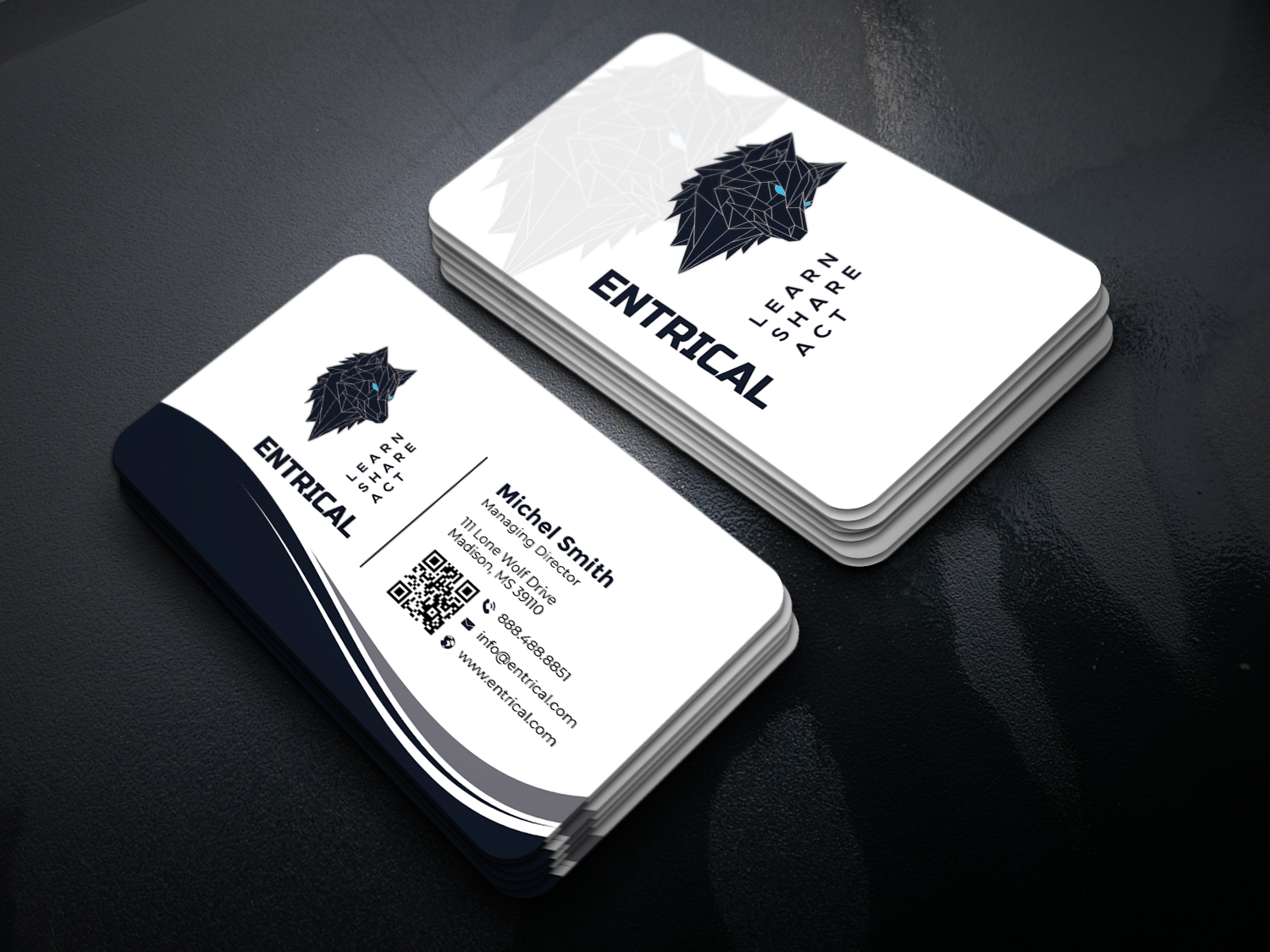 Diseño de Tarjeta de Presentación por Graphixpointt para Entrical, LLC | Diseño #34007424