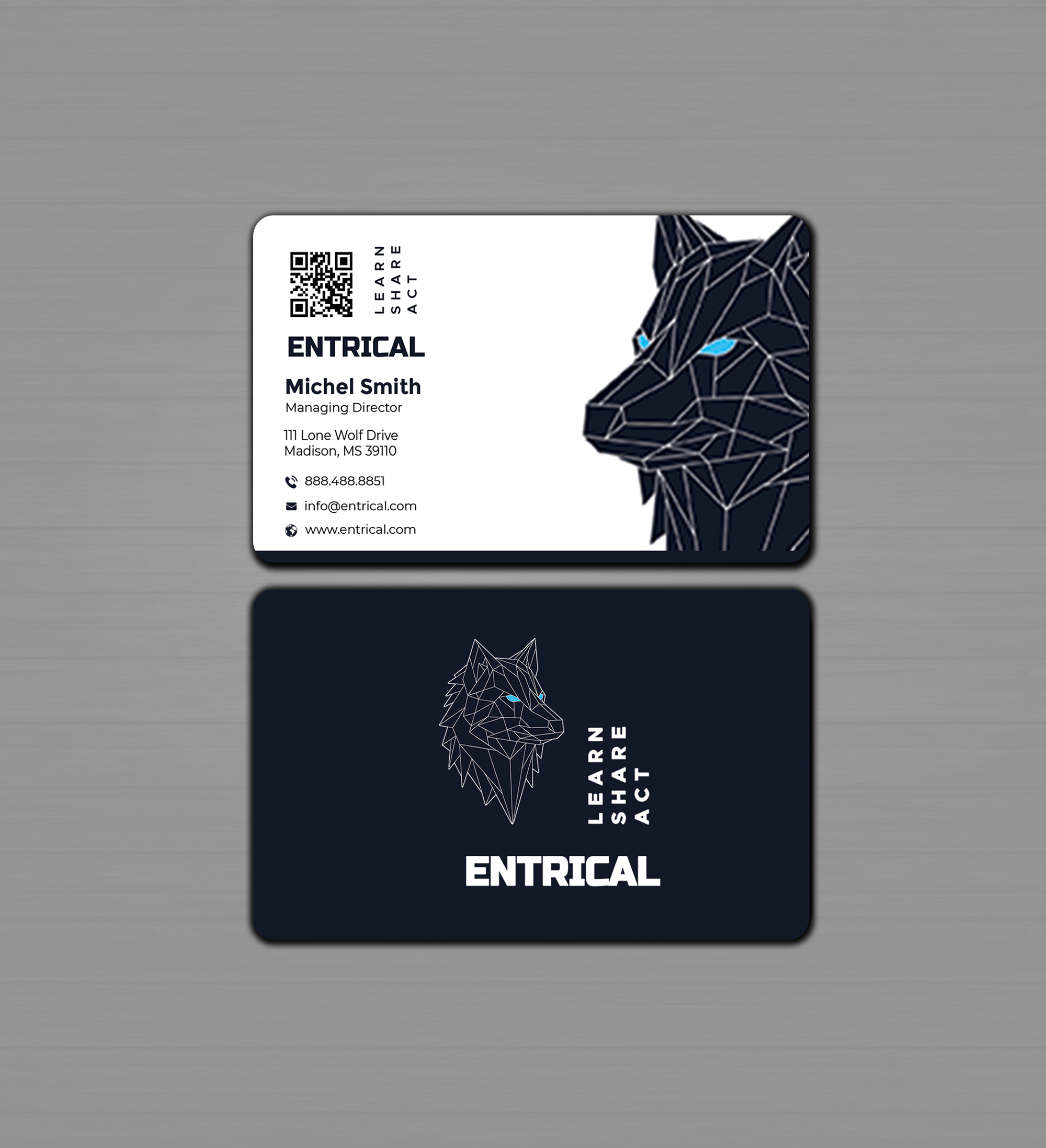 Design de Carte de Visite par Graphixpointt pour Entrical, LLC | Design #34008411