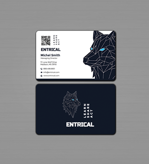 Business Card Design by Graphixpointt for Entrical, LLC | Design: #34008411