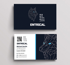Business Card Design by Graphixpointt for Entrical, LLC | Design: #34008499