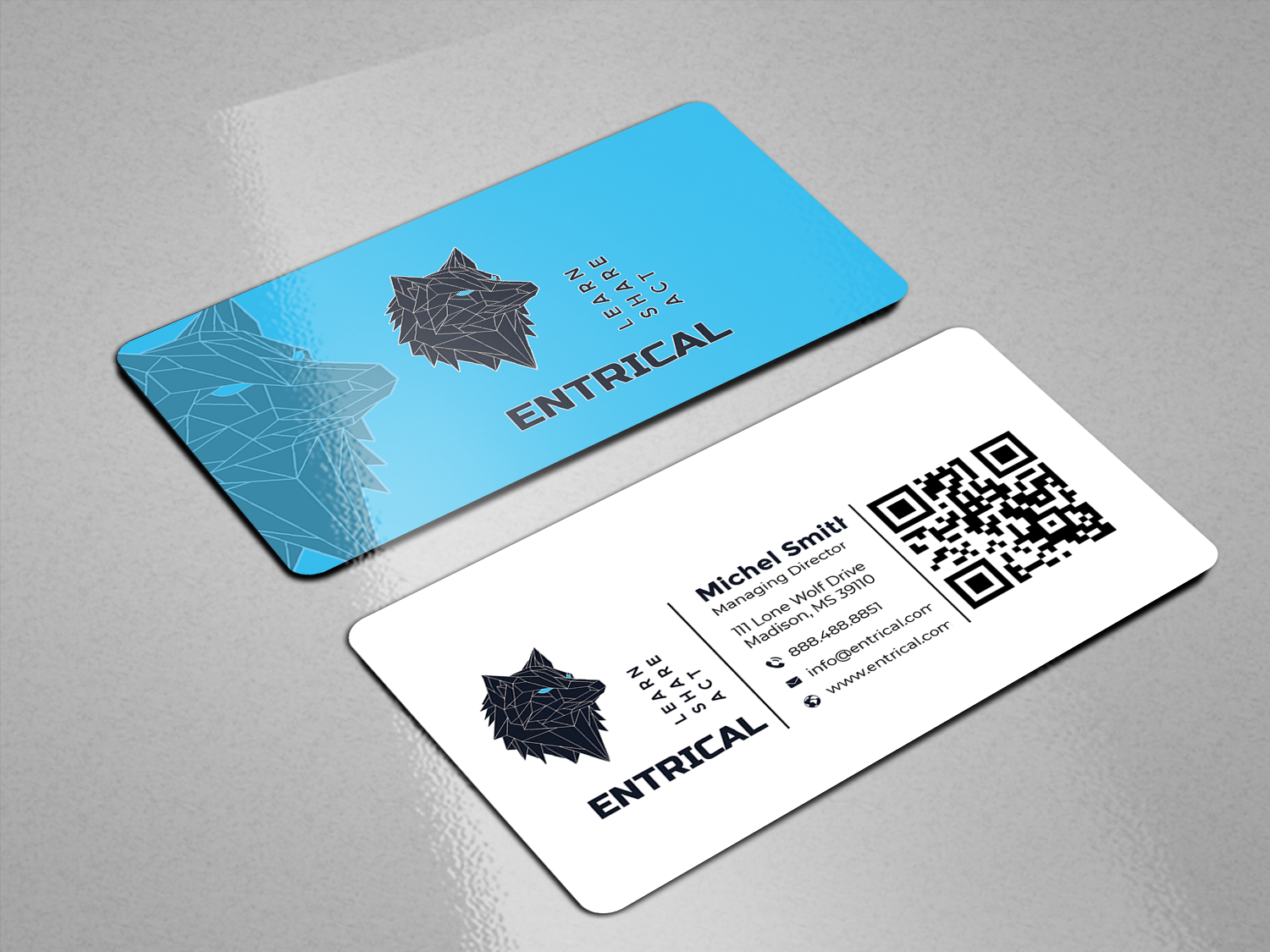 Business Card Design by Graphixpointt for Entrical, LLC | Design #34008500