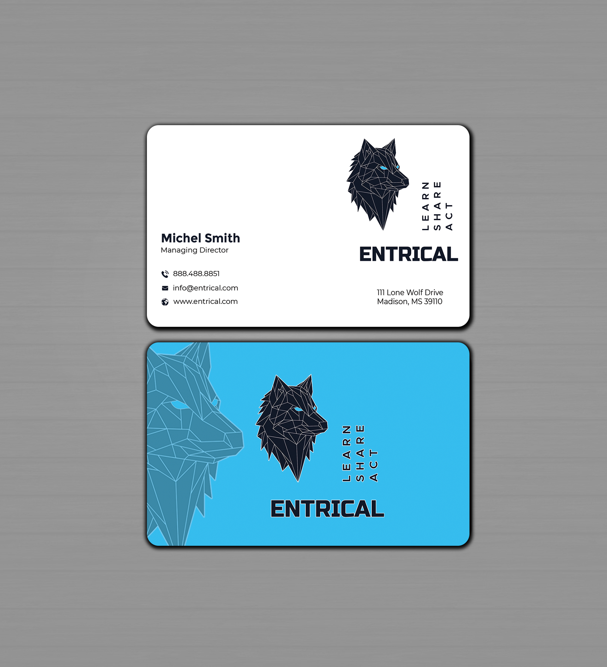 Design de Carte de Visite par Graphixpointt pour Entrical, LLC | Design #34008501