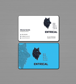 Business Card Design by Graphixpointt for Entrical, LLC | Design: #34008501