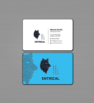 Business Card Design by Graphixpointt for Entrical, LLC | Design: #34008502
