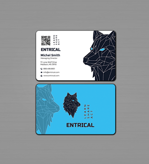Business Card Design by Graphixpointt for Entrical, LLC | Design: #34008503