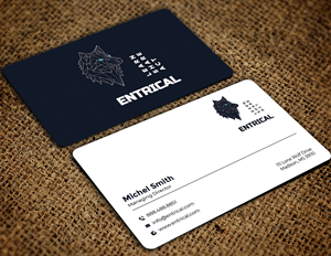 Business Card Design by Graphixpointt for Entrical, LLC | Design: #34009269