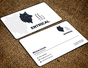 Business Card Design by Graphixpointt for Entrical, LLC | Design: #34009270