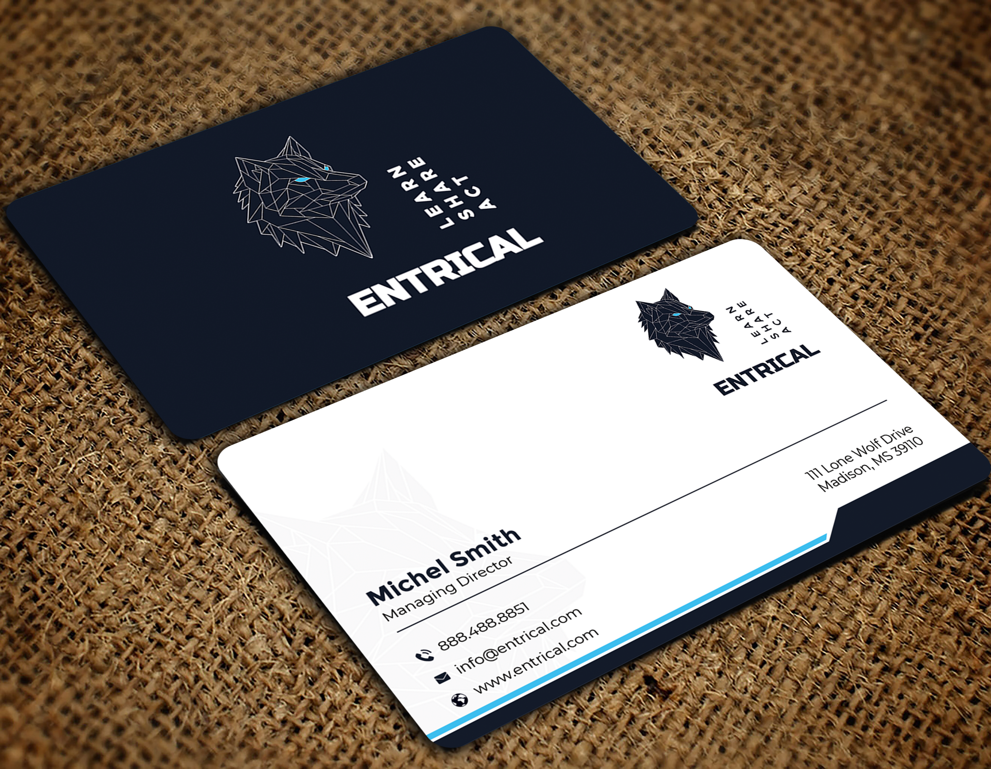 Visitenkarten-Design von Graphixpointt für Entrical, LLC | Design #34009321