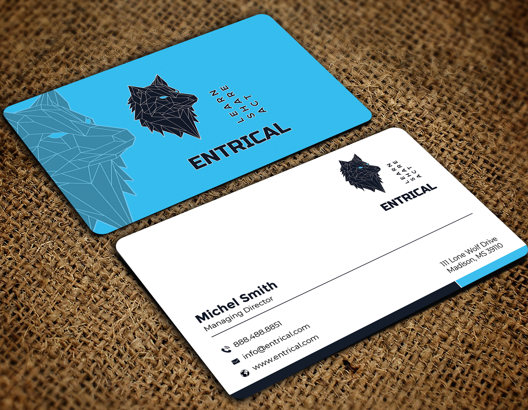 Visitenkarten-Design von Graphixpointt für Entrical, LLC | Design #34009322